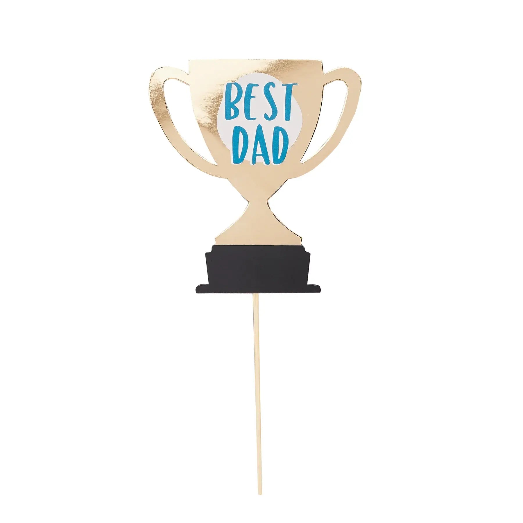 Best Dad' Trophy Cake Topper - Winterberries