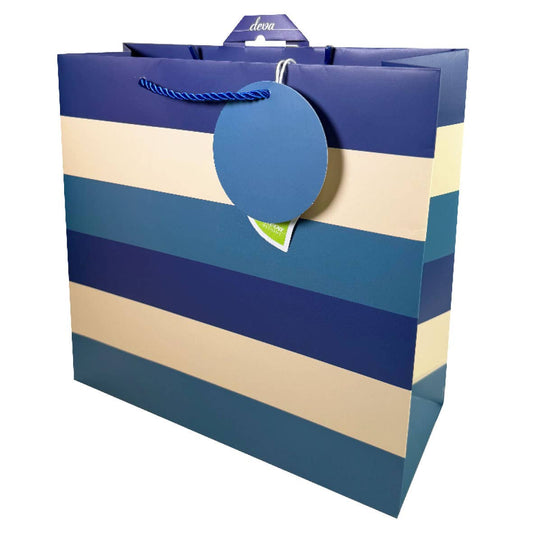 BLUE STRIPE GIFT BAG (MEDIUM)