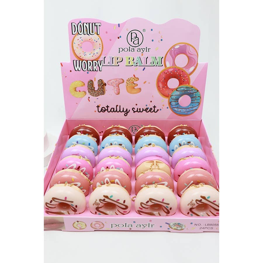 Donut Lip Balm Set - Winterberries