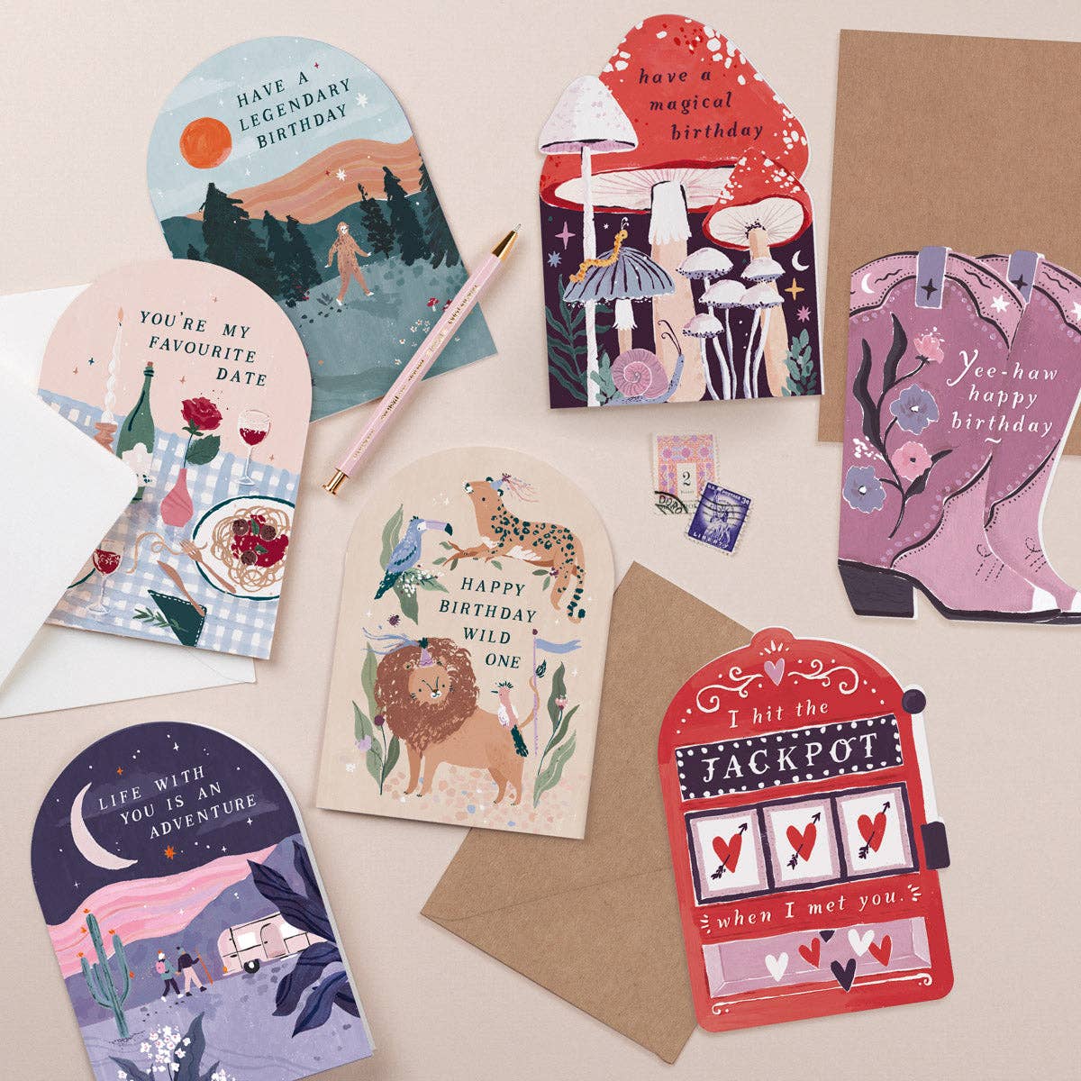 JACKPOT LOVE CARD - Winterberries