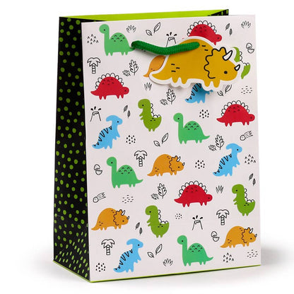 Dinosauria Jr Gift Bag - Medium - Winterberries