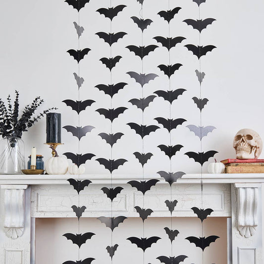 BATS GARLAND BACKDROP - Winterberries