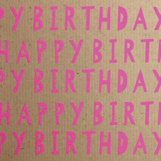 Neon Kraft Glitter Rollwrap (display box 38 rolls) Everyday - Winterberries