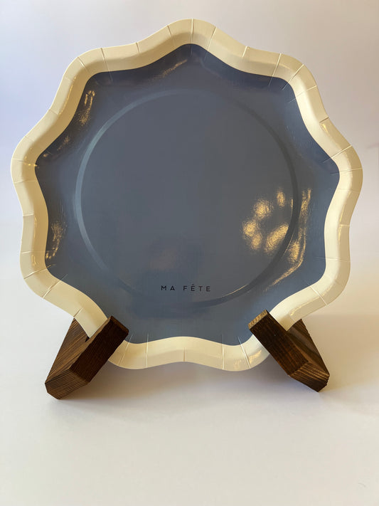 x4 Blue Serving Trays - Winterberries