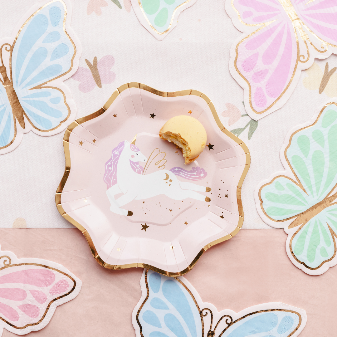 Partydeco Pastel Butterfly Party Napkins x 12