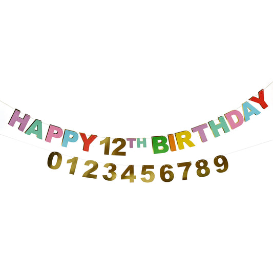 'HAPPY BIRTHDAY' PREMIUM BRIGHTS CUSTOM GARLAND