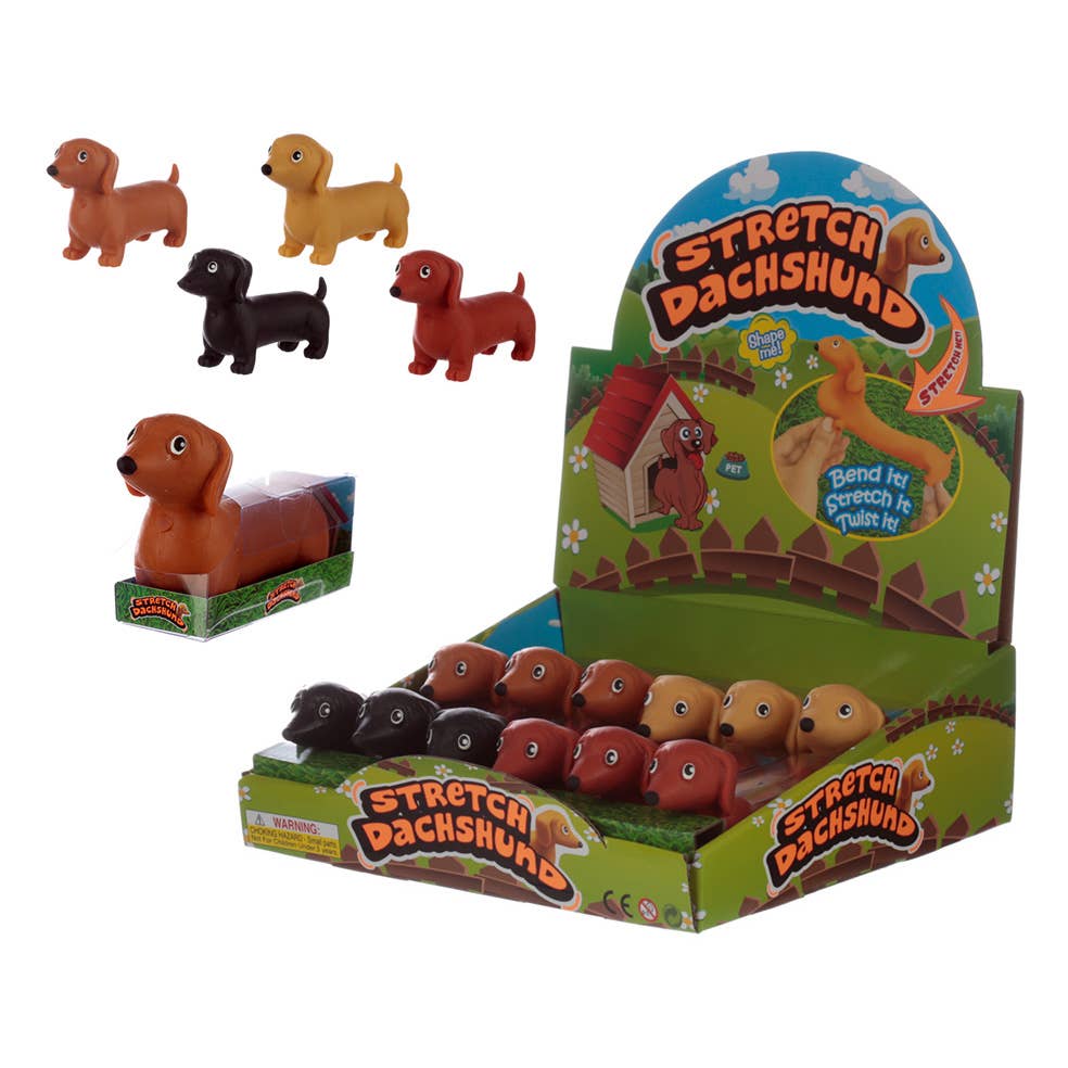 Squeezy Stretchy Dachshund Dog - Winterberries
