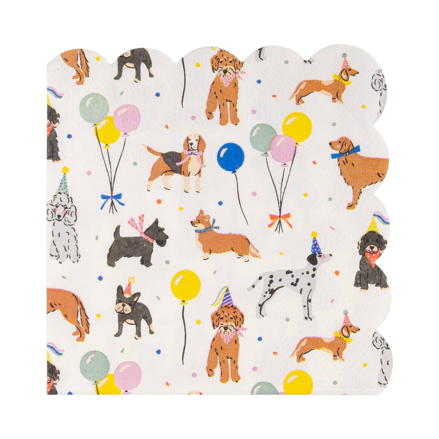 PET1138 - Dog Party Cocktail Napkin - Winterberries