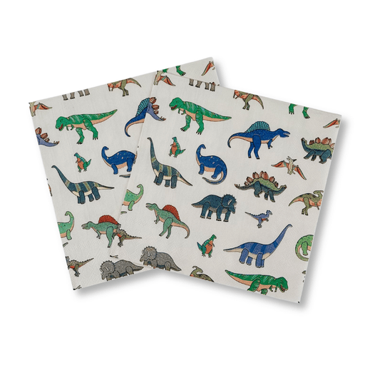 x24 DINOSAUR PARTY PAPER NAPKINS