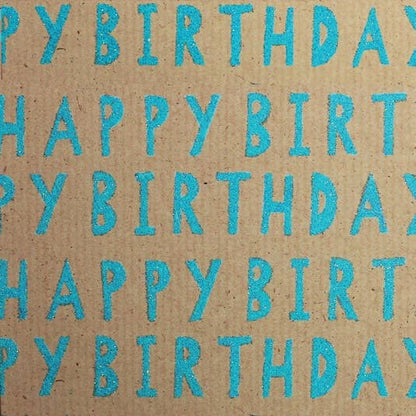 Neon Kraft Glitter Rollwrap (display box 38 rolls) Everyday - Winterberries