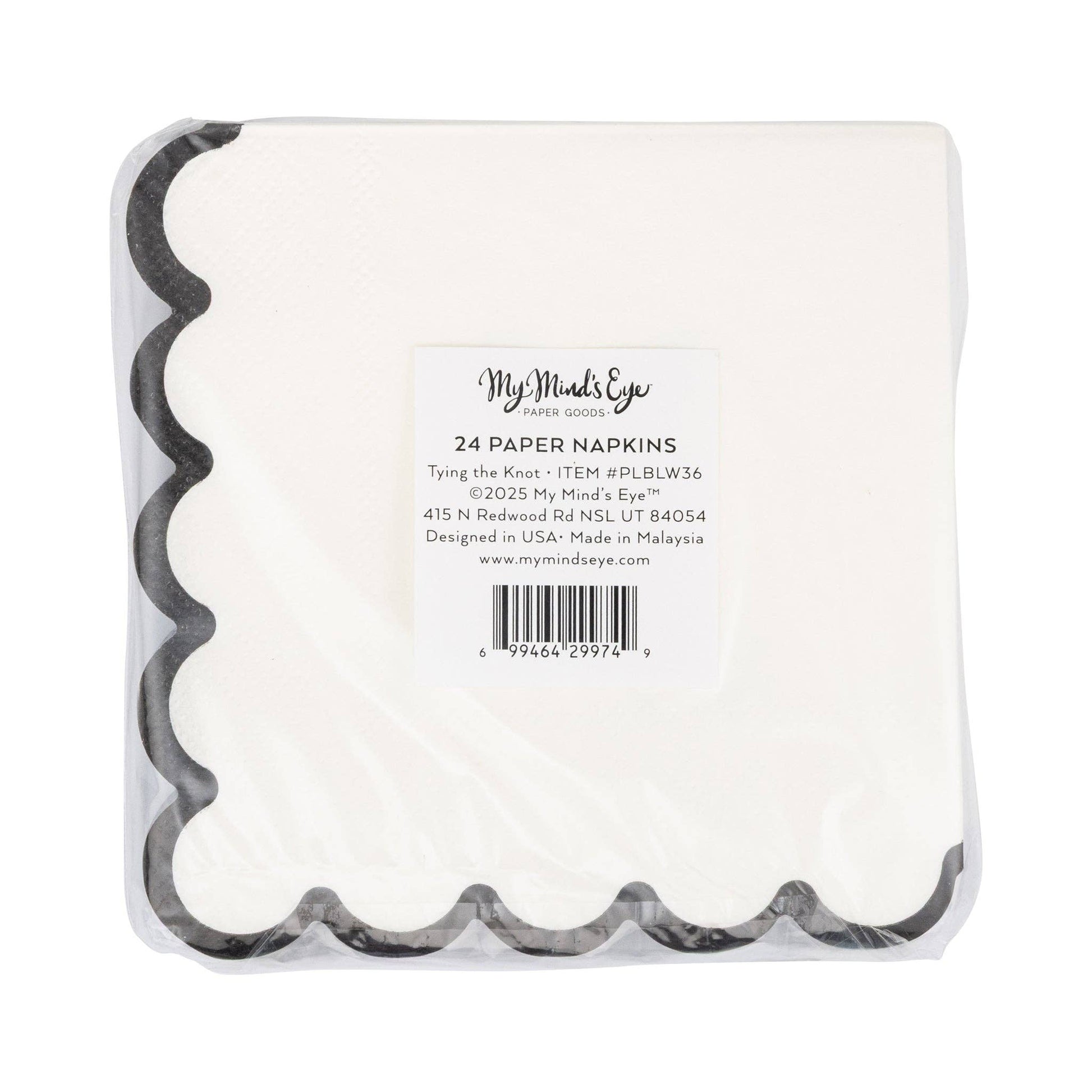 PLBLW36 - Tying the Knot Cocktail Napkin - Winterberries