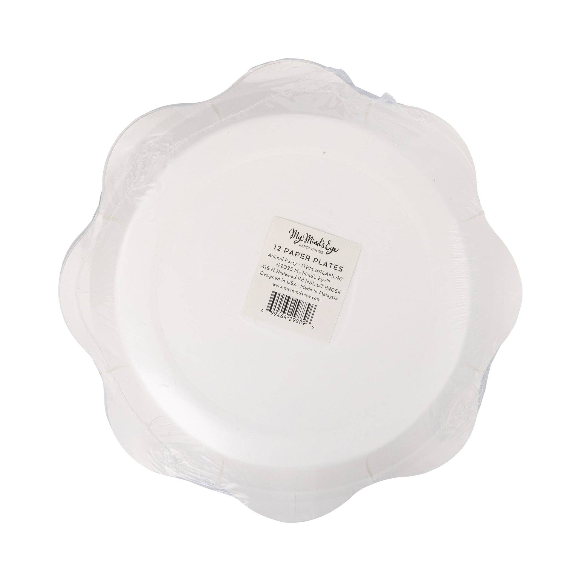 PLAML40 - Animal Party Plate - Winterberries