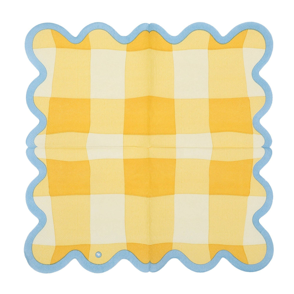 X20 COLOURWAVE GINGHAM PAPER NAPKNS (5 COLOURS)