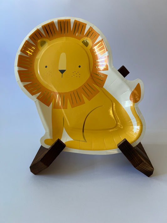 x8 Yellow Lion Plates - Winterberries