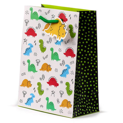 Dinosauria Jr Gift Bag - Medium - Winterberries