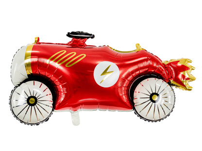 Partydeco Red Foil Car Balloon