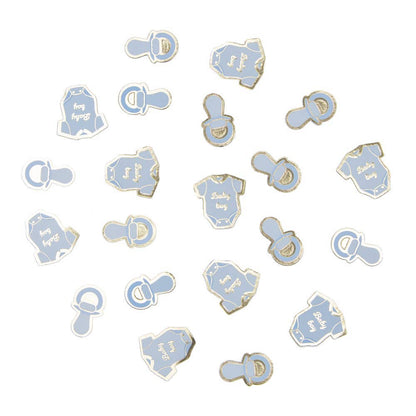 'BABY BOY' BLUE TABLE CONFETTI - Winterberries