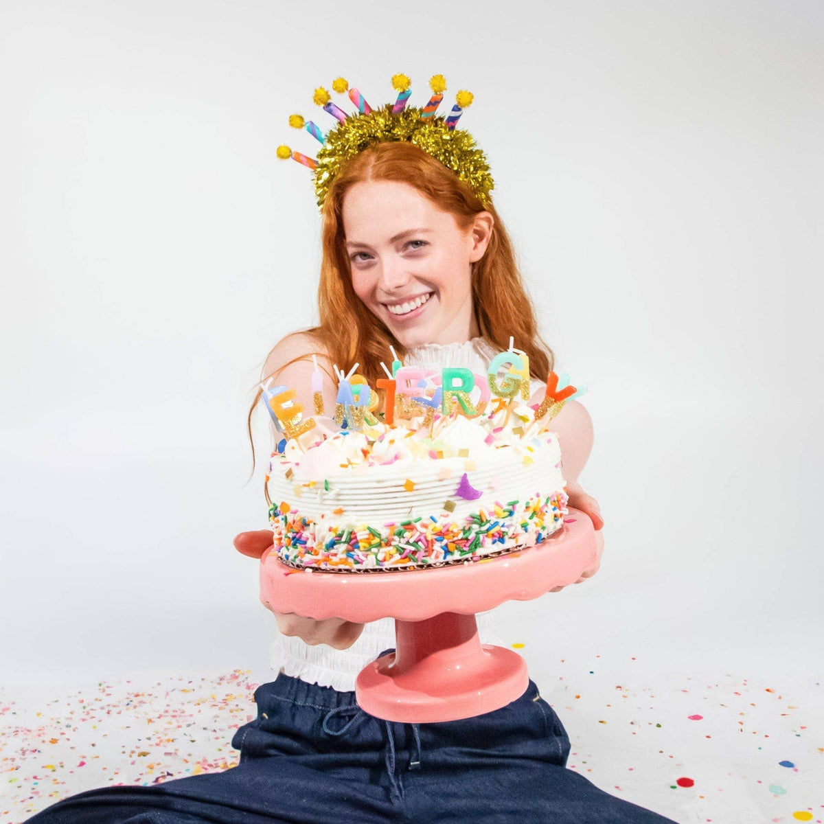 BG BIRTHDAY ENERGY GLITTER BIRTHDAY CANDLE SET