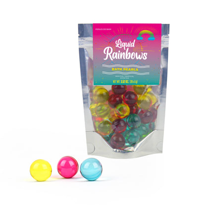 Liquid Spirit Rainbow Bath Pearls - Winterberries
