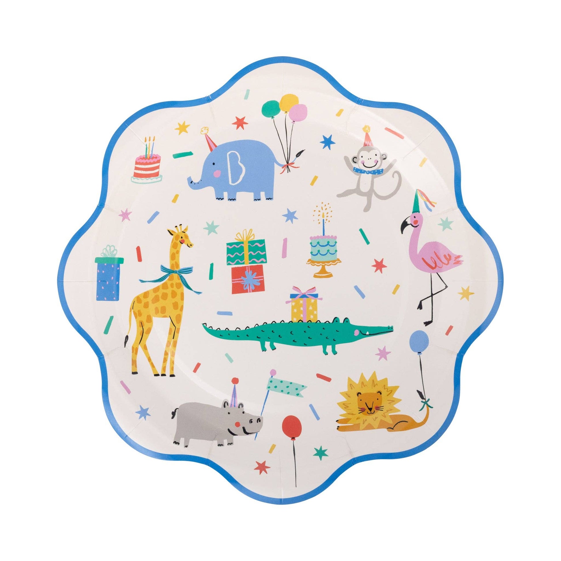 PLAML40 - Animal Party Plate - Winterberries