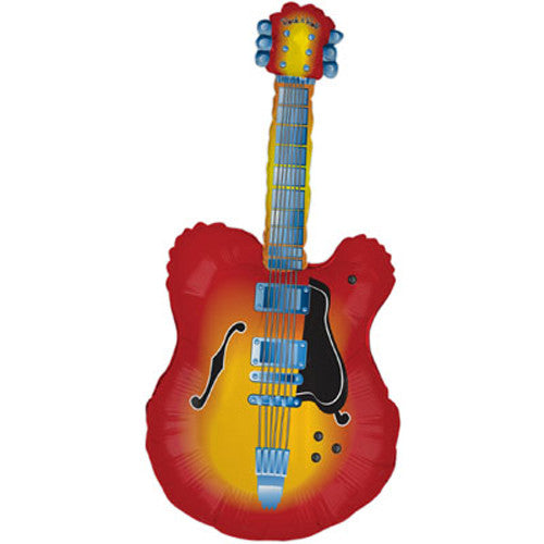35" GUITAR DEFLATED FOIL BALLOON