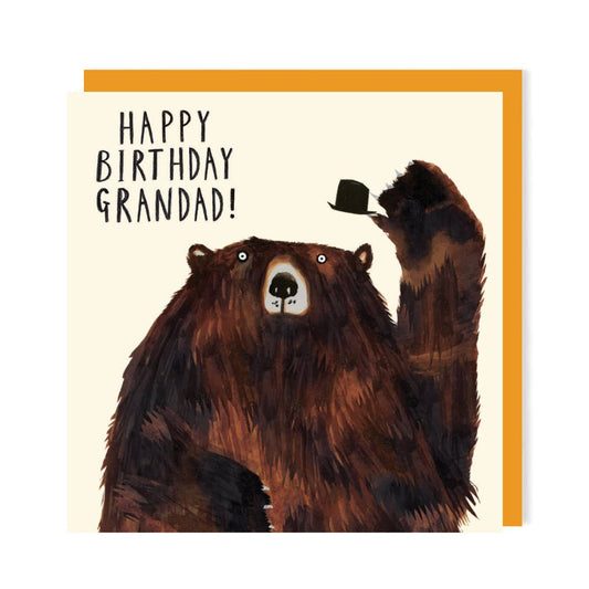 Grandad Bear Birthday Greeting Card | Relations Birthday - Winterberries