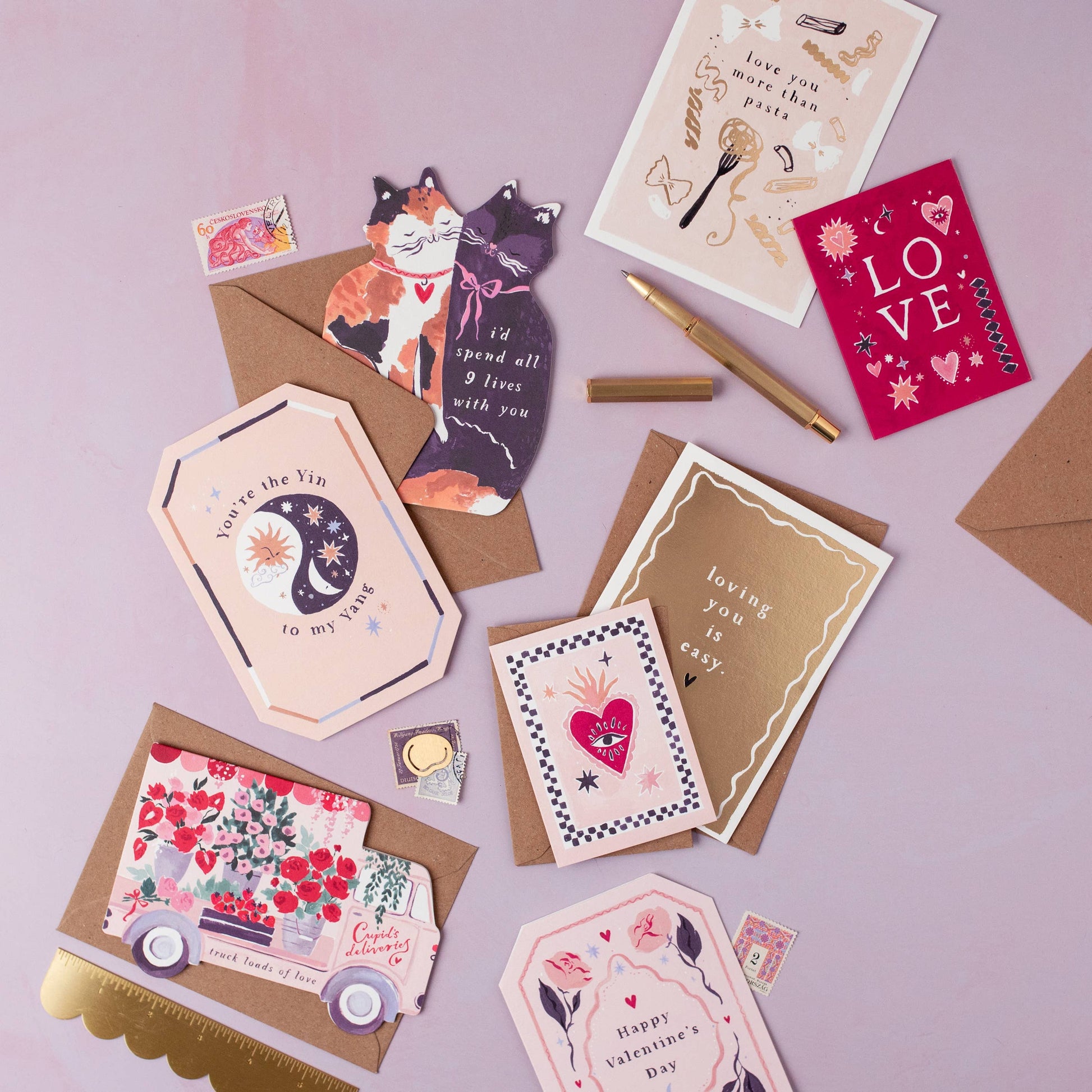 LOVING YOU IS EASY CARD - Winterberries