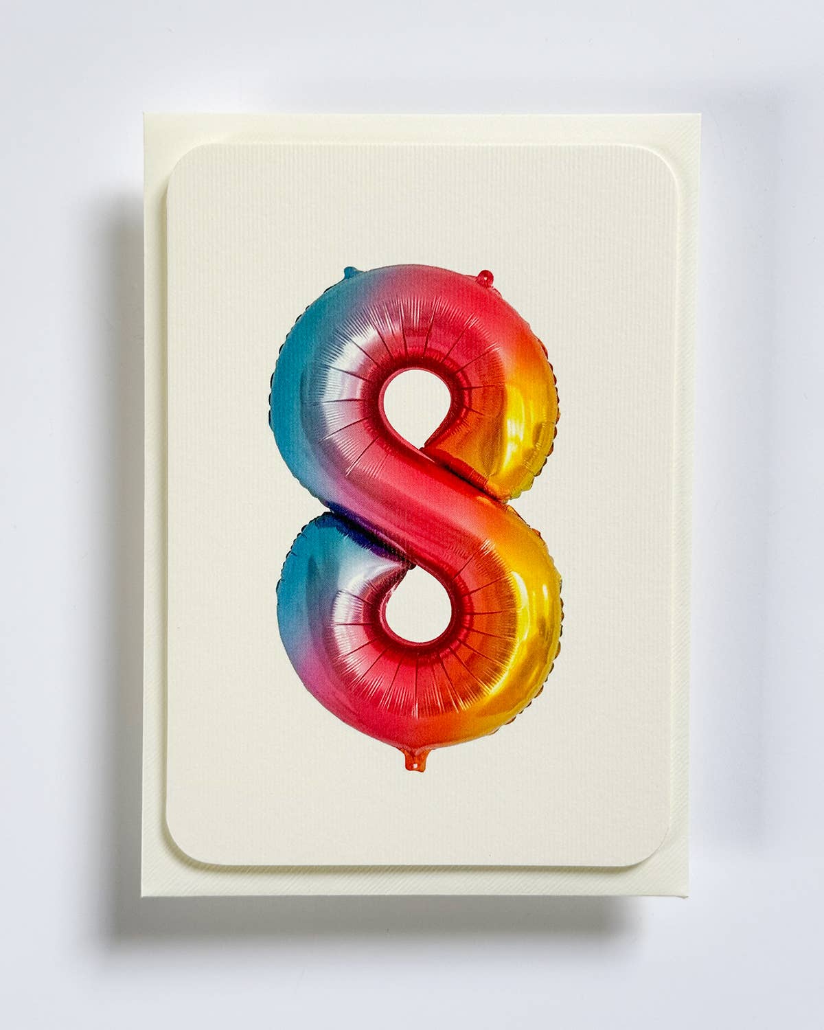 Birthday Balloon No. 8 Greeting Card | Age Cards - Winterberries