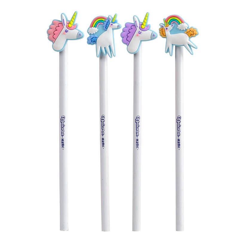 Unicorn Magic Pencil with PVC Topper - Winterberries