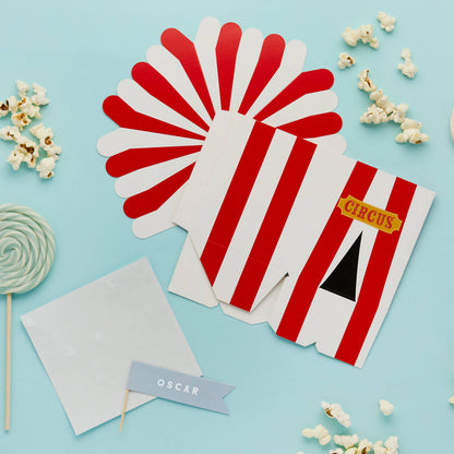 Circus Customisable Party Boxes - Pack of 4 - Winterberries