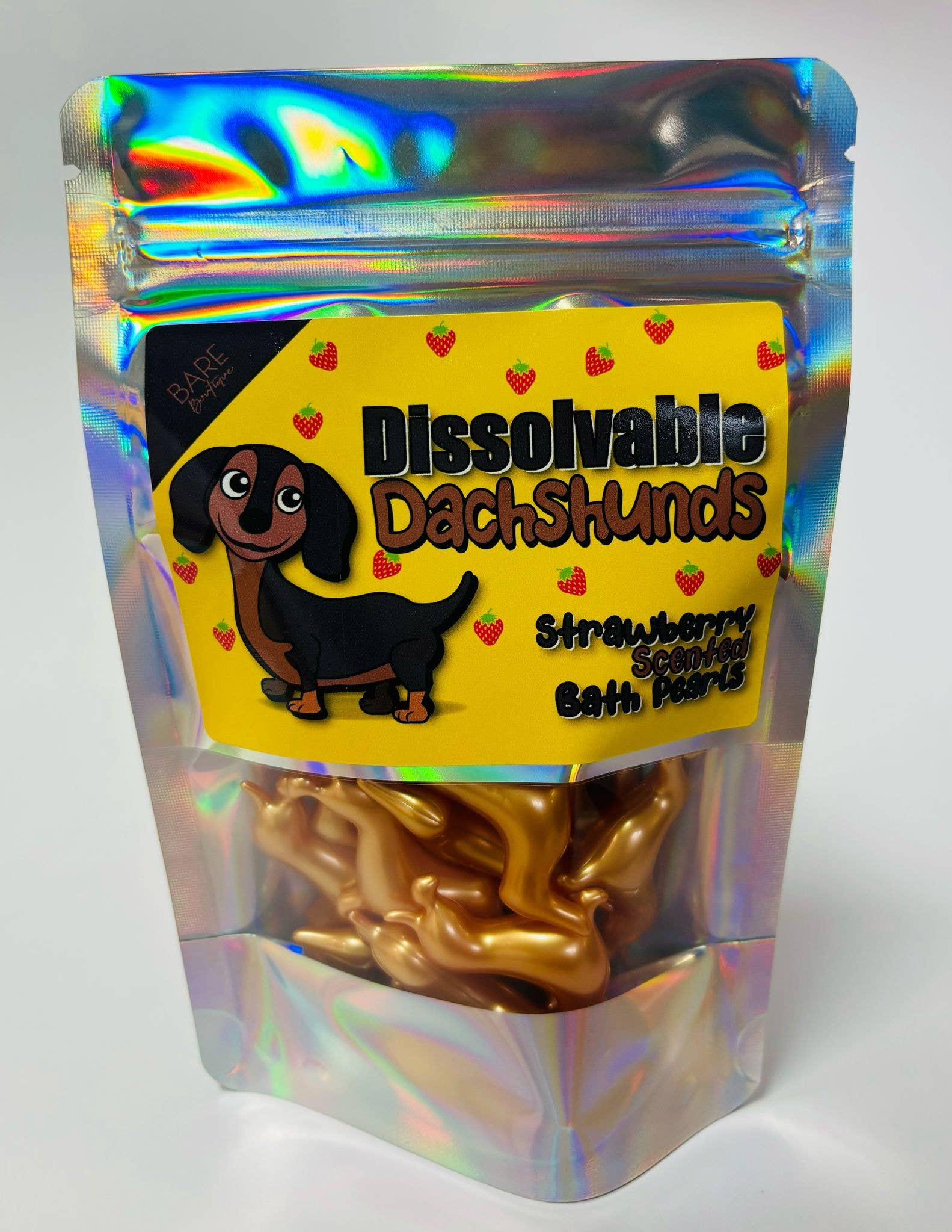 DASCHUND STRAWBERRY BATH PEARLS - Winterberries