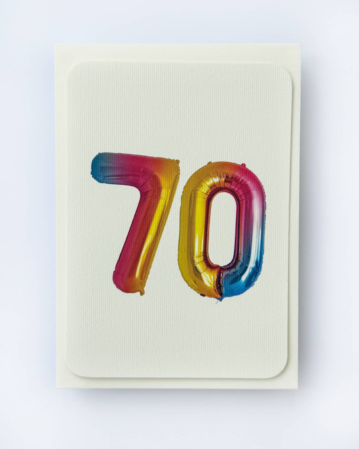 Birthday Balloon No. 70 Greeting Card | Age Cards - Winterberries