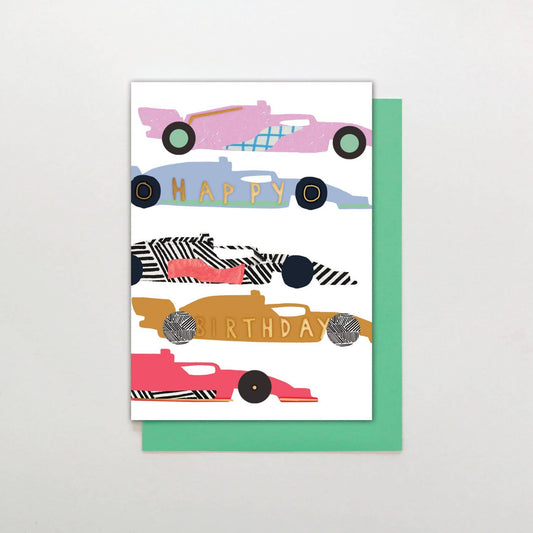 RB12 - Birthday Racing Cars - Winterberries