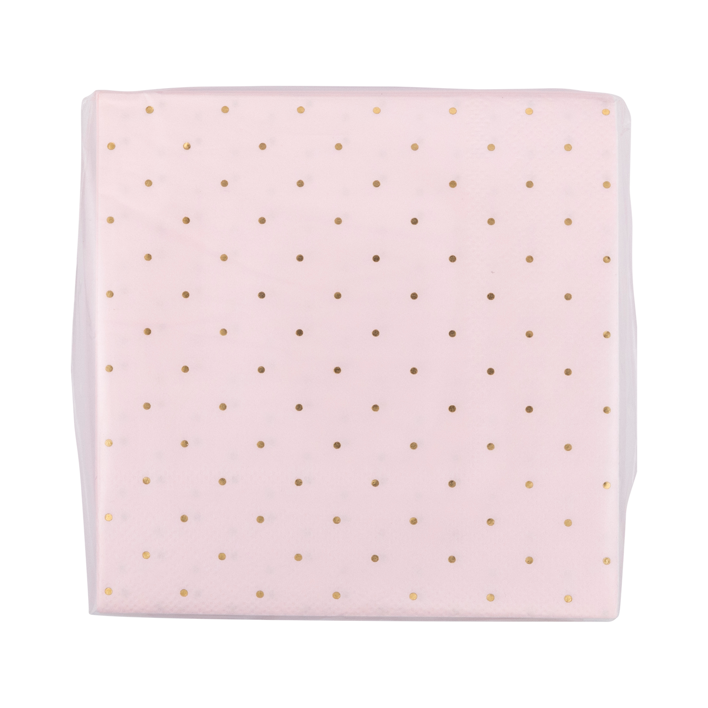 PLPRC38 - Princess Polka Dot Cocktail Napkin - Winterberries