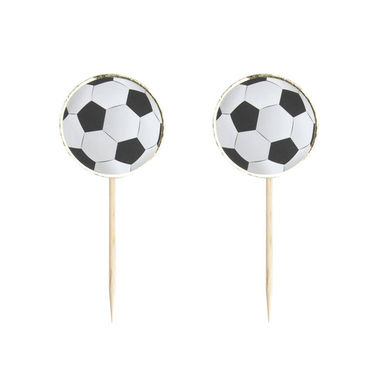 SOCCER COCKTAIL PICKS X 10 - Winterberries