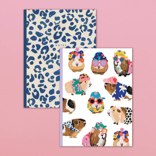 DUO02 - Guinea Print / Leopard Print - Winterberries