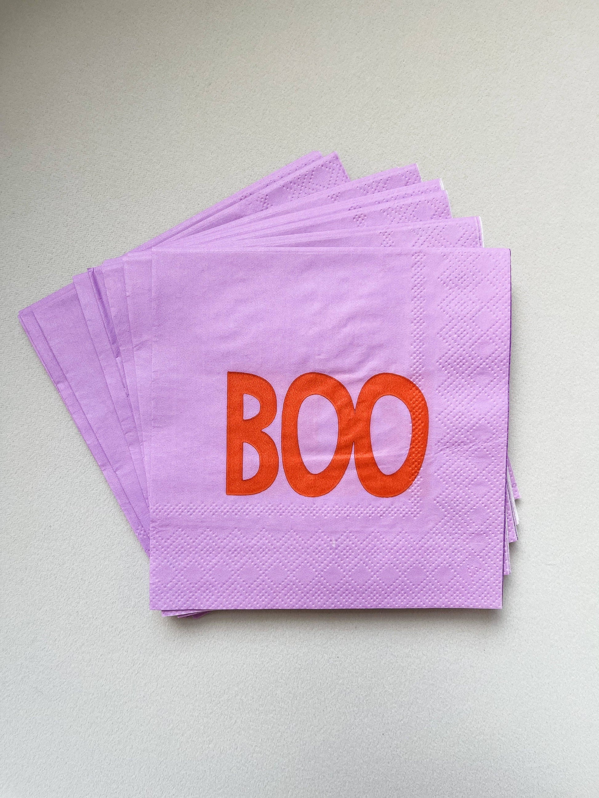 X8 BOO NAPKINS - Winterberries