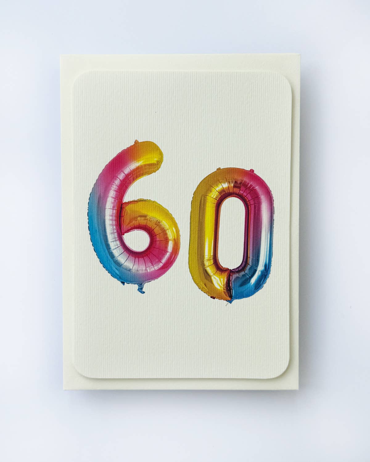 Birthday Balloon No. 60 Greeting Card | Age Cards - Winterberries