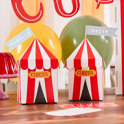 Circus Customisable Party Boxes - Pack of 4 - Winterberries