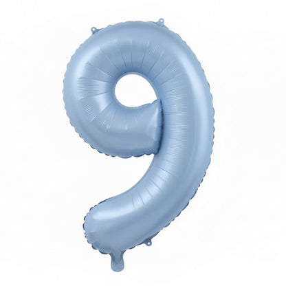40" NUMBER '9' DEFLATED FOIL BALLOON - Winterberries