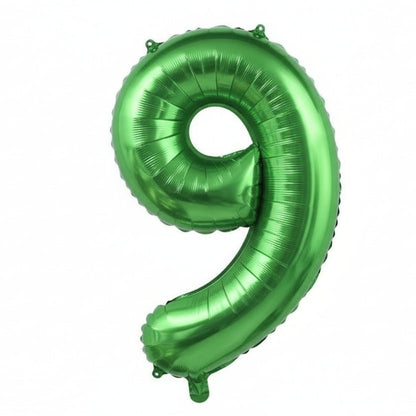 40" NUMBER '9' DEFLATED FOIL BALLOON - Winterberries