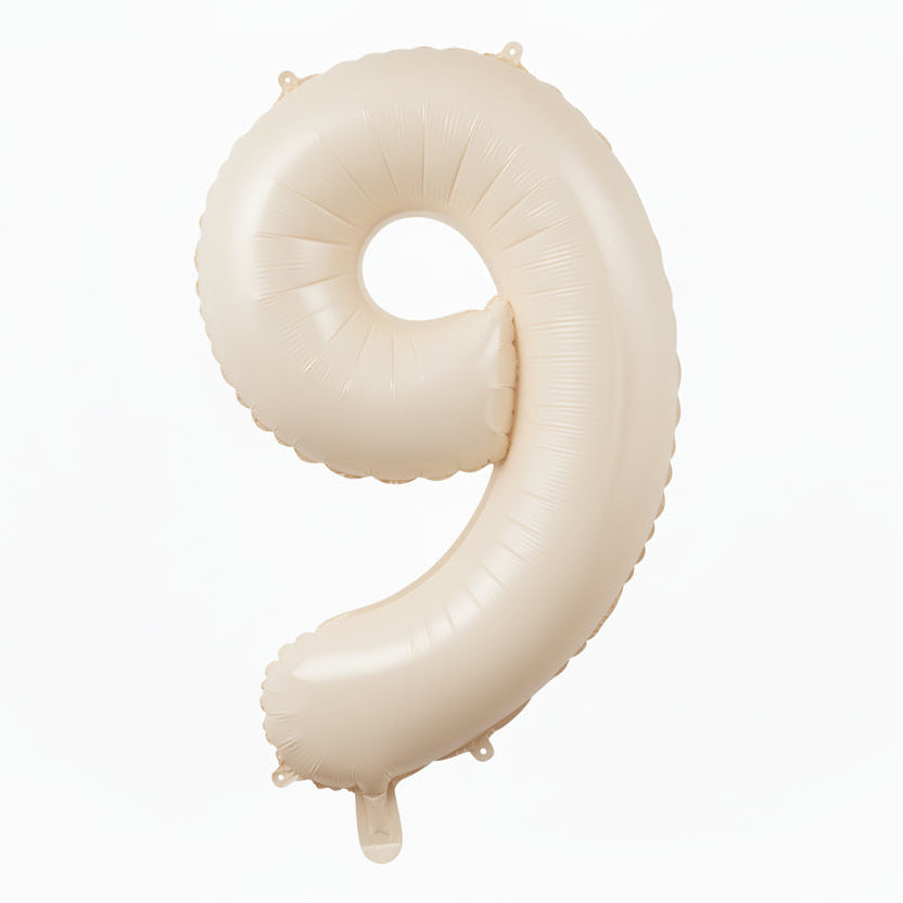 40" NUMBER '9' DEFLATED FOIL BALLOON - Winterberries