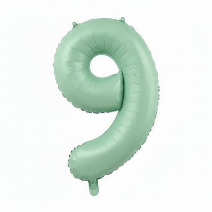 40" NUMBER '9' DEFLATED FOIL BALLOON - Winterberries