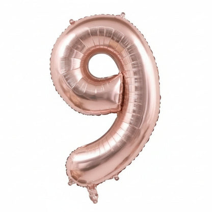 40" NUMBER '9' DEFLATED FOIL BALLOON - Winterberries