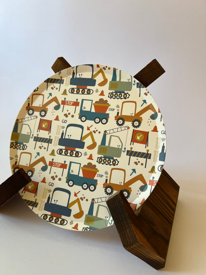 x8 BUILDER SMALL PAPER PLATES - Winterberries