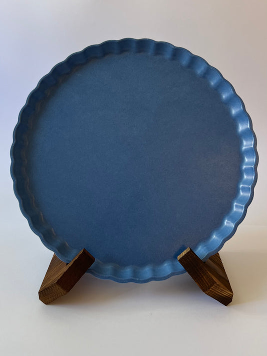 x8 FRENCH BLUE BAMBOO TRAYS - Winterberries