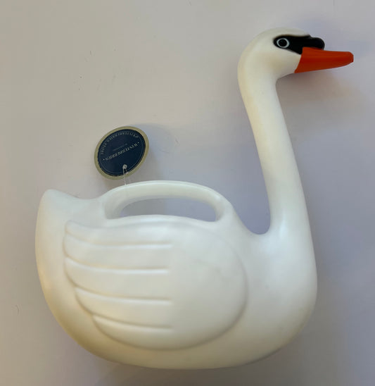 Swan White Watering Can - Winterberries
