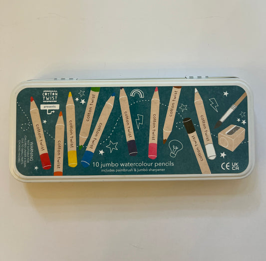 Jumbo Watercolour Pencils Tin - Winterberries