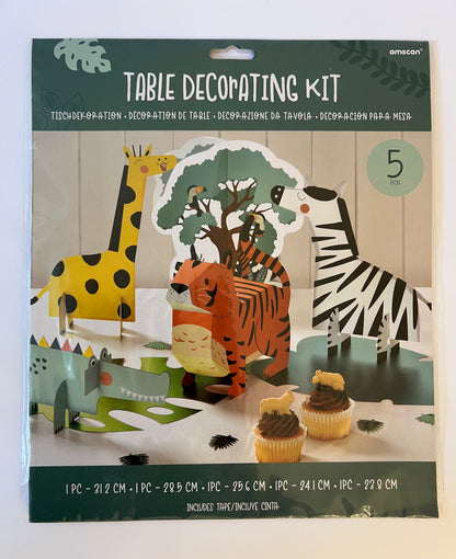x5 Safari Animals Centrepiece Kit - Winterberries