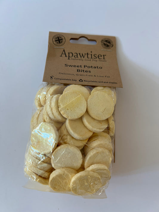 SWEET POTATO BITES 100g APAWTISER DOG TREAT
